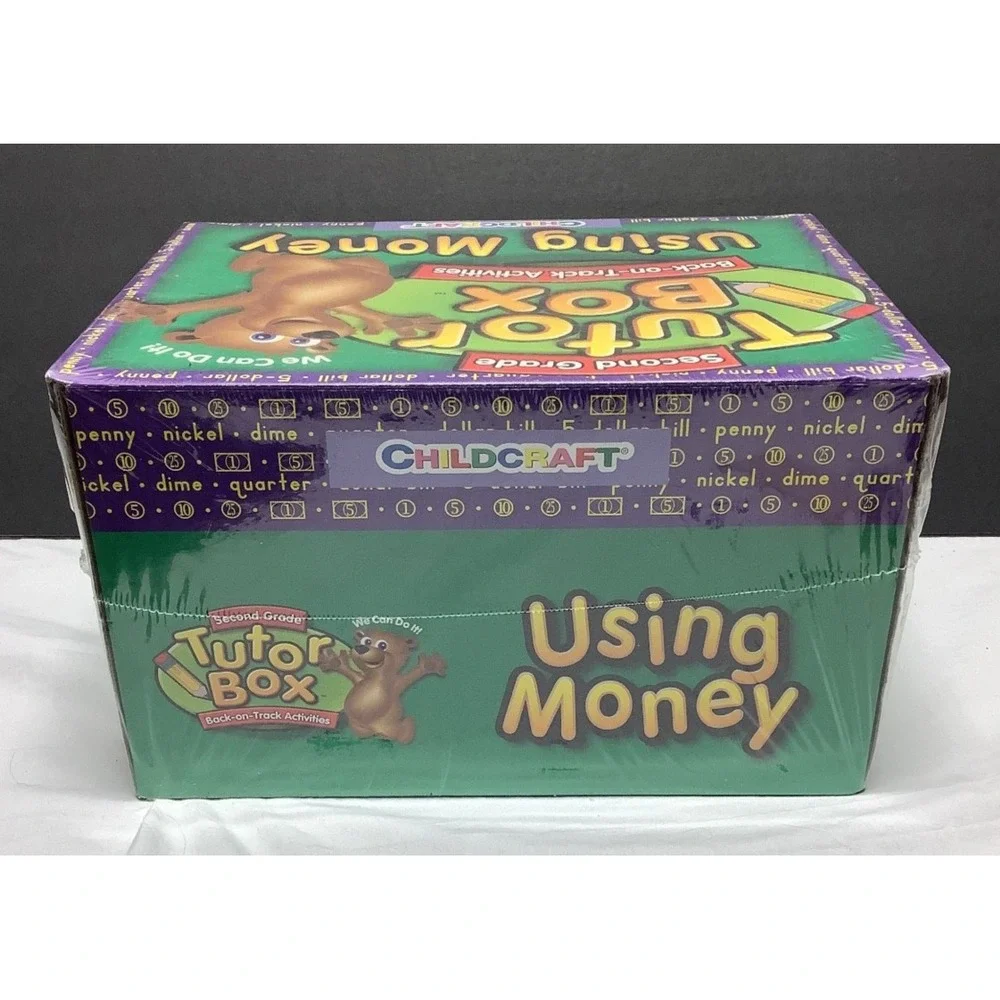Childcraft Second Grade Tutor Box Using Money 2010 School Specialty NEW SEALED
